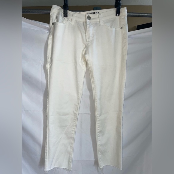 Women's White pants low rise skinny size 3 - Picture 1 of 3